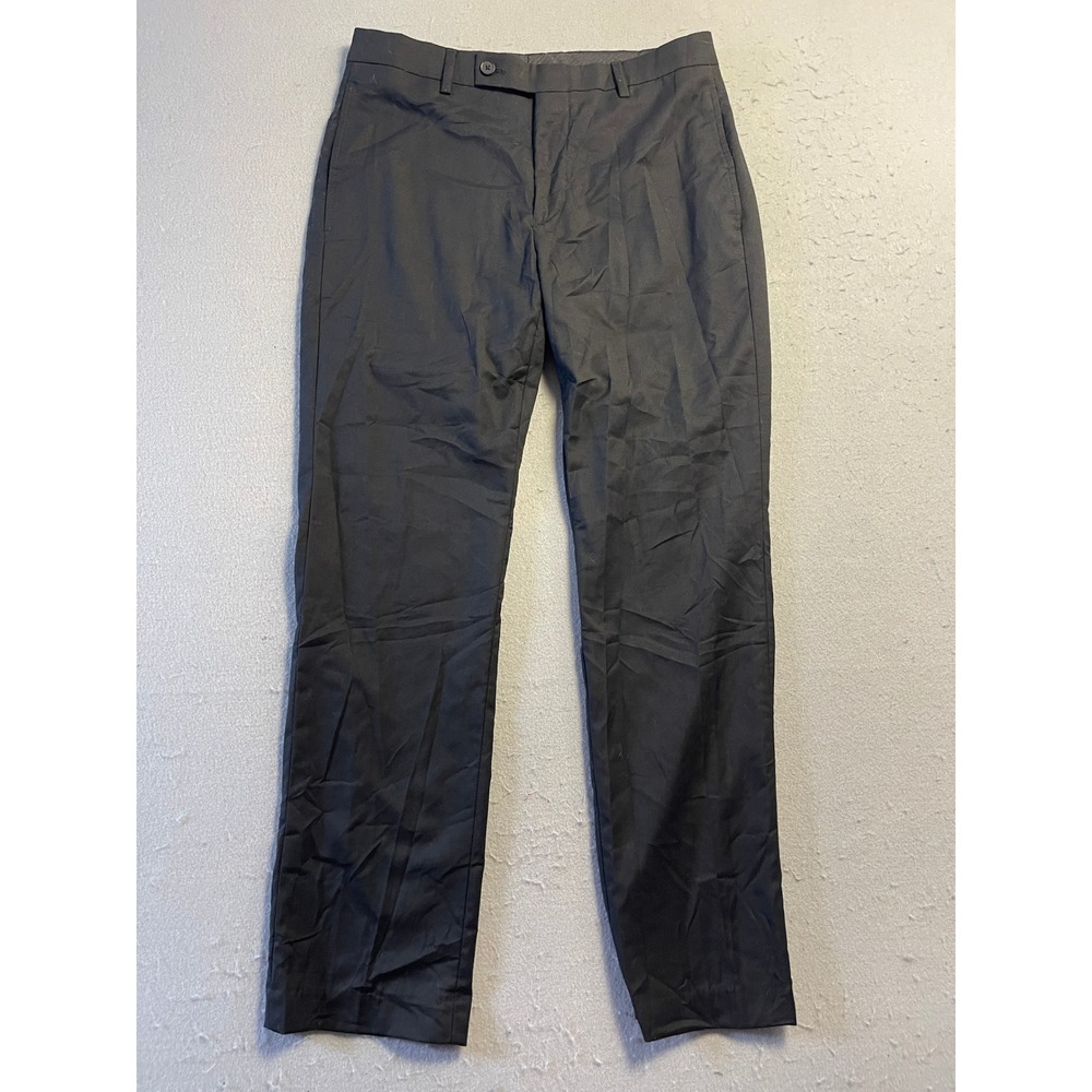 Calvin Klein Dress Pants Polyester Rayon Black 31W x 30L Mens